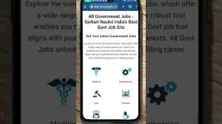 Find All government jobs Vacancys in India|| #governmentjobs #govtjobs #shorts