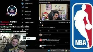 xQc CALLS OUT the NBA for &ldquo;HYPOCRISY&rdquo; After Streamer Courtside Ban 😳🏀📵