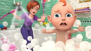 Bath Song - Baby Plays with Soap Bubbles | More Rosoo Nursery Rhymes & Kids Songs