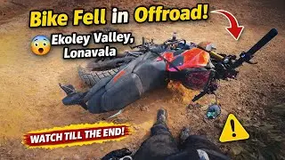 This Offroad Patch Made Me Fall 😵 | Ekoley Valley Adventure Ride, Lonavala!