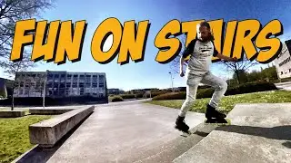 Put on your skates and RIDE THOSE STAIRS! | NN Ronin Frames | Rollerblading