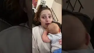 New Mom Humor: Baby Snuggles All Day#newmom #babysnuggles #parentinghumor #newborn