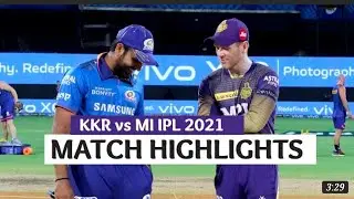 IPL 2021 match 05 highlights | Mumbai Indians vs Kolkata knight Riders match Highlights || Mi vs Kkr