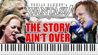 AVANTASIA - The Story Ain't Over | PIANO COVER (Tobias S., Bob Catley & Amanda Somerville's vocals)
