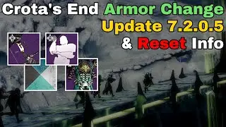 Destiny 2 Weekly Reset: Crota's End Armor Changes, Update 7.2.0.5, and Eververse