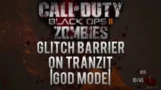 Black Ops 2 Zombies Glitch ~ Invincible Barrier On Tranzit *NEW*