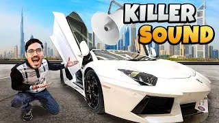 White Lamborghini Silencer Sound   5 करोड़ की ये गाडी कान फाड़ सकती है !