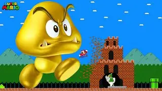 Super Mario Bros. but the Mega Goomba Gold Calamity!