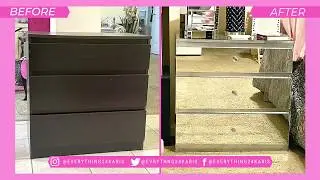 How To: DIY Mirrored Dresser