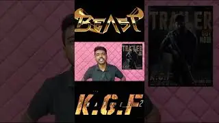 KGF 2 Vs Beast 💥 Thalapathy Vijay Fan Reaction 🔥 KGF 2 Trailer Vs Beast Trailer #shorts