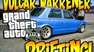 Grand Theft Auto V - Vulcar Warrener Drifting - Drift Build - GTA V (1971 Nissan Skyline GTR)