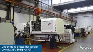 De Bellignat &agrave; Groissiat : arriv&eacute;e d'une nouvelle presse BILLION au sein de MIHB