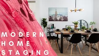 MODERN HOME STAGING | Downtown Toronto Row House | StagingTO