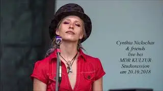 Cynthia Nickschas live bei MDR KULTUR - Studiosession