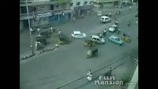 Traffic somewhere in South East Asia