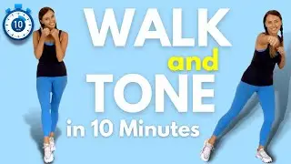 10-минутная кардиотренировка с низкой ударной нагрузкой Walk at Home &mdash; легко выполнять, не требуе...