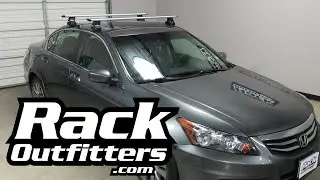 2008-2012 Honda Accord Sedan with Thule Rapid Traverse AeroBlade Roof Rack Crossbars