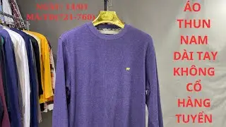 (NGÀY 13/01/2026) Áo Thun Nam dài tay KHÔNG CỔ HIỆU TUYỂN NHẬT BAO SHIP| THANH LOAN HÀNG THÙNG