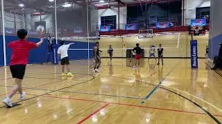 Intramural Volleyball B League Playoffs 2nd Round: Cho Lei v. b vs. Vaal Thawnghmung (Set 1)