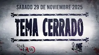 Tema Cerrado (video 4 camaras) 29 de Noviembre 2025 Cafe Rock La Ve Villa Luro CABA Argentina