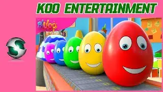 Surprise Eggs Kids Song |  Colorful Eggs on the Farm | Nursery Rhymes & Kids Songs