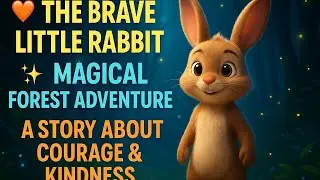 The Brave Little Rabbit 🐰 | Bedtime Story for Kids with Moral 🌙✨