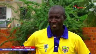 Coach Didi Dramani Pre-match interview ahead of the President's Cup 2025 match.