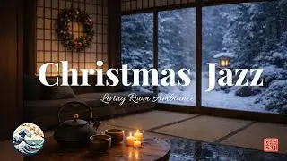 Playlist | Christmas Jazz Background Music | Cozy Living Room Ambience with Japanese Instruments
