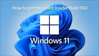 How to get a Windows 11 INSIDER ISO! (Link in the description)