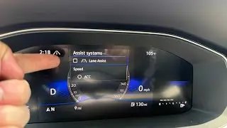How to turn off or on lane assist and blind spot monitoring on a 2025 VW Jetta