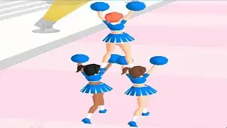 Cheerleader Run 3d - Gameplay Walkthrough - All Levels (IOS, Android)