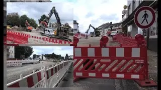 ''Men at Work'' in Lennep & Lüttringhausen / Baustelle Eisernstein  (Remscheid, Germany, Sep. 2024)