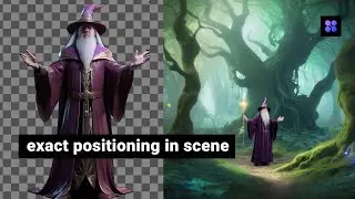 Exact positioning of transparent objects in your ComfyUi AI scene