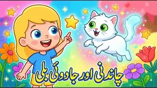 چاندنی اور جادوئی بلی 🐱✨ | Kids Bedtime Story Urdu #badtimestory