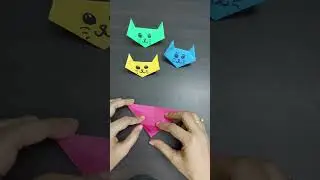 VERY EASY ORIGAMI CAT 😺 TUTORIAL FOR BEGINNERS #subscribe #origami #diy #paper