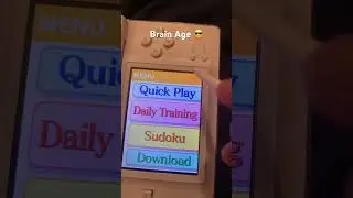 Brain age 😎 #funny #ds #nintendo #retro