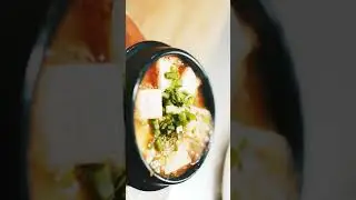 Korean Tofu soup 😋#shorts #viral #shortvideo #youtubeshorts #video #spicy #tofusoup