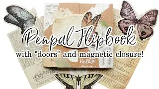Penpal Flipbook with Doors & Magnetic Closure 💌✨ With 