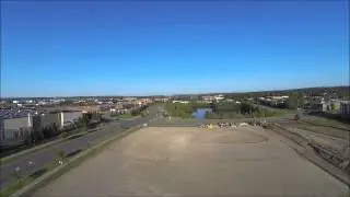 Drone Flight over construction Site