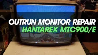 SEGA Out Run Restore PART 2 - Hantarex MTC900/E Monitor Repair