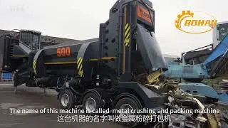 Highly innovative shearing and baling machine