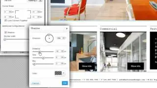 HTML Website Builder   Add Shadow Effects