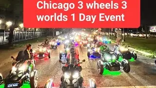 Roadtrip to the Chicago 3 wheels 3 worlds 1 Day event 2023