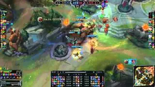 NaJin Ggoong - Zed highlights vs. Lux - Korean SoloQ - Pre-Season 2015 - League of Legends