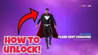 *NEW* How to Unlock Shadow Superman in Fortnite! (Shadow Clark Kent)