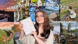 SUMMER BUCKET LIST 2023 | *Pinterest girl edition*