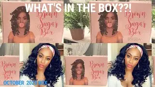 BROWN SUGAR BOX by IZZY & LIV | October 2020 - UNBOXING | SUBSCRIPTION BOX
