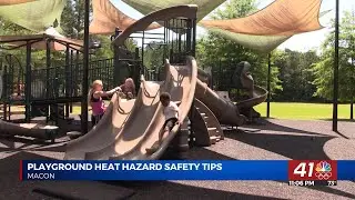 Playground heat hazard safety tips for parents