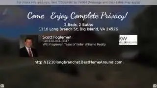 $154,900 - 1210 Long Branch St, Big Island, VA 24526