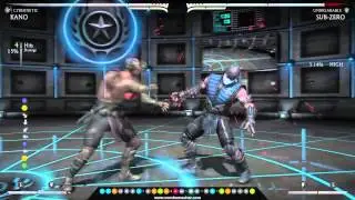Kano Combo | Cybernetic | MKX | Midscreen - 1 meter 35% damage